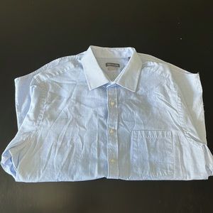 NWOT Van Heusen Moisture Wicking Fitted Men’s Dress Shirt; Size L, 32-33